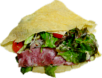 Salad Crepe Gibier (Game meat of Gujo)